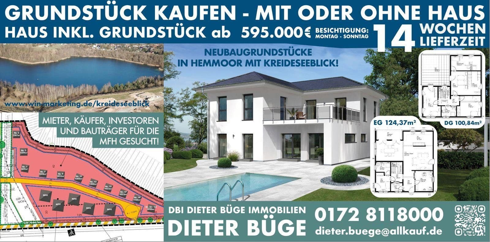 Prodej pozemku 970 m², Hemmoor, Dolní Sasko Prodej pozemku 970 m², Hemmoor, Dolní Sasko