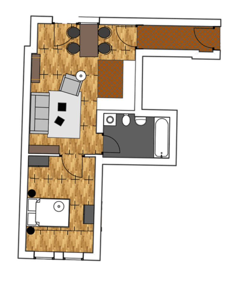 Pronájem bytu 2+1 48 m², Marienstr. 26, Cvikov, Sasko Pronájem bytu 2+1 48 m², Marienstr. 26, Cvikov, Sasko