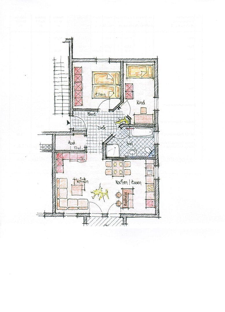 Pronájem bytu 3+1 96 m², Reichsdorfstraße 3, Sennfeld, Bavorsko Pronájem bytu 3+1 96 m², Reichsdorfstraße 3, Sennfeld, Bavorsko