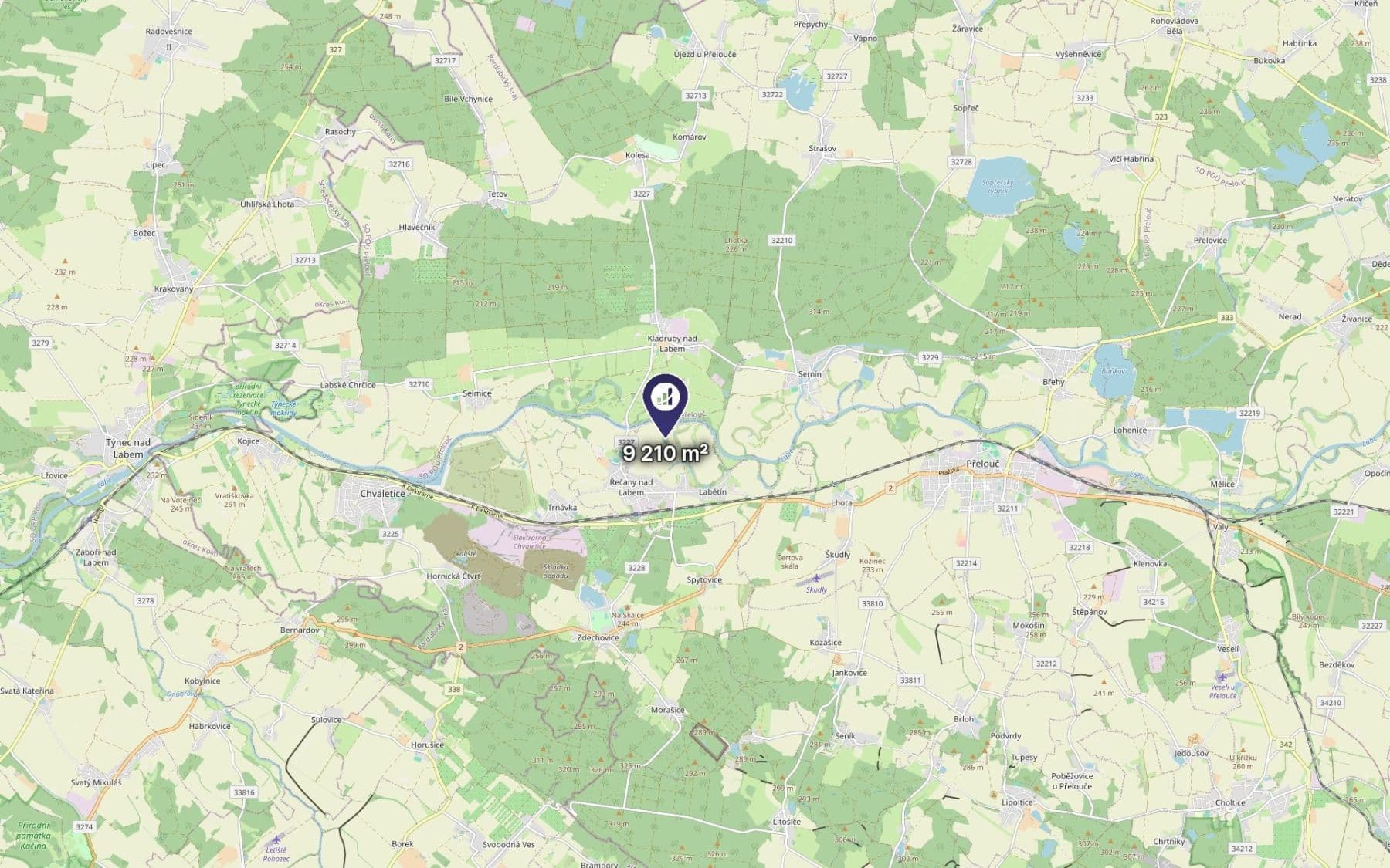 Prodej pozemku 3.070 m², Řečany nad Labem, Pardubický kraj Prodej pozemku 3.070 m², Řečany nad Labem, Pardubický kraj