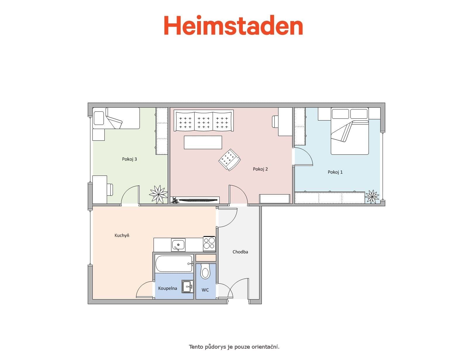 Pronájem bytu 3+1 58 m², Anenská, Frýdek-Místek, Moravskoslezský kraj Pronájem bytu 3+1 58 m², Anenská, Frýdek-Místek, Moravskoslezský kraj
