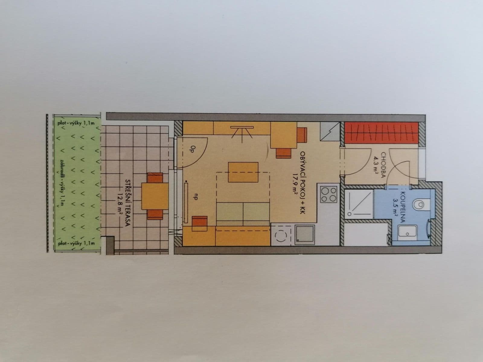 Prodej bytu 1+kk 38 m², Svitákova, Praha, Praha Prodej bytu 1+kk 38 m², Svitákova, Praha, Praha