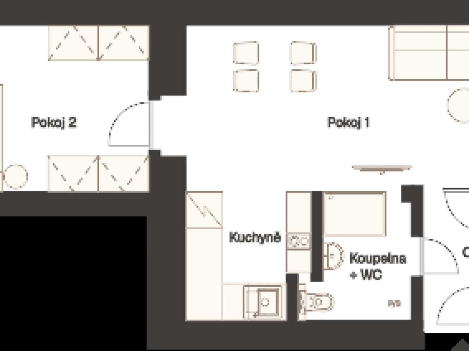 Pronájem bytu 2+1 54 m², Svatoslavova, Praha, Praha Pronájem bytu 2+1 54 m², Svatoslavova, Praha, Praha