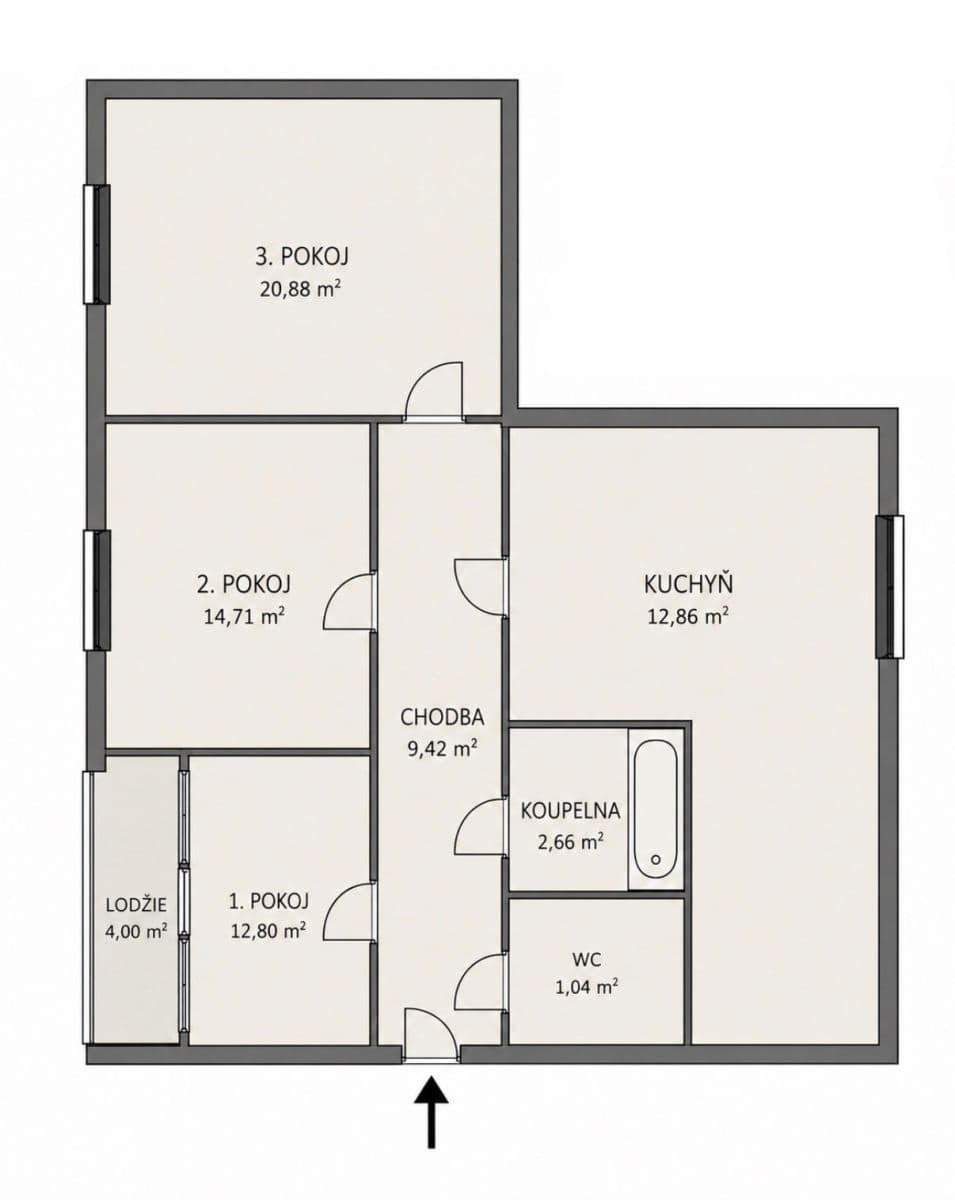 Prodej bytu 3+1 94 m², Na Magistrále, Kolín, Středočeský kraj Prodej bytu 3+1 94 m², Na Magistrále, Kolín, Středočeský kraj