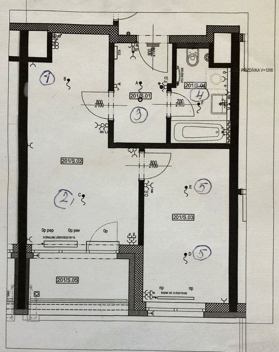 Prodej bytu 2+kk 47 m², Pod Harfou, Praha, Praha Prodej bytu 2+kk 47 m², Pod Harfou, Praha, Praha