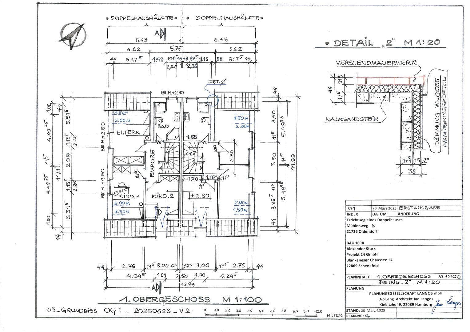 Prodej domu 114 m², pozemek 375 m², Oldendorf, Dolní Sasko Prodej domu 114 m², pozemek 375 m², Oldendorf, Dolní Sasko