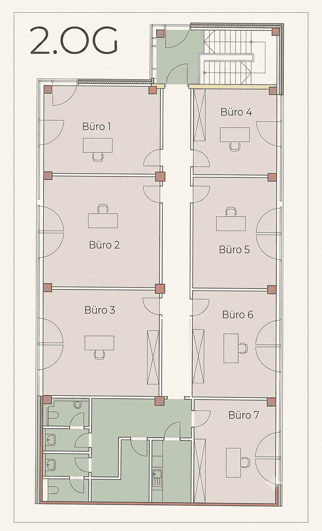 Pronájem kanceláře 27 m², Braaker Bogen, Braak, Šlesvicko-Holštýnsko Pronájem kanceláře 27 m², Braaker Bogen, Braak, Šlesvicko-Holštýnsko