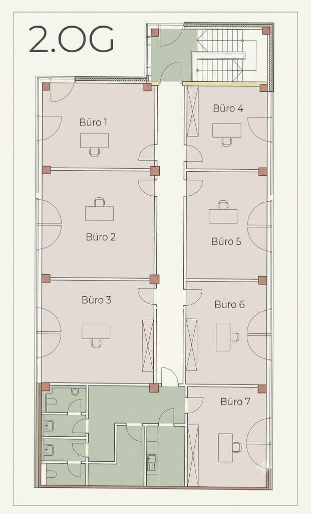 Pronájem kanceláře 27 m², Braaker Bogen, Braak, Šlesvicko-Holštýnsko Pronájem kanceláře 27 m², Braaker Bogen, Braak, Šlesvicko-Holštýnsko
