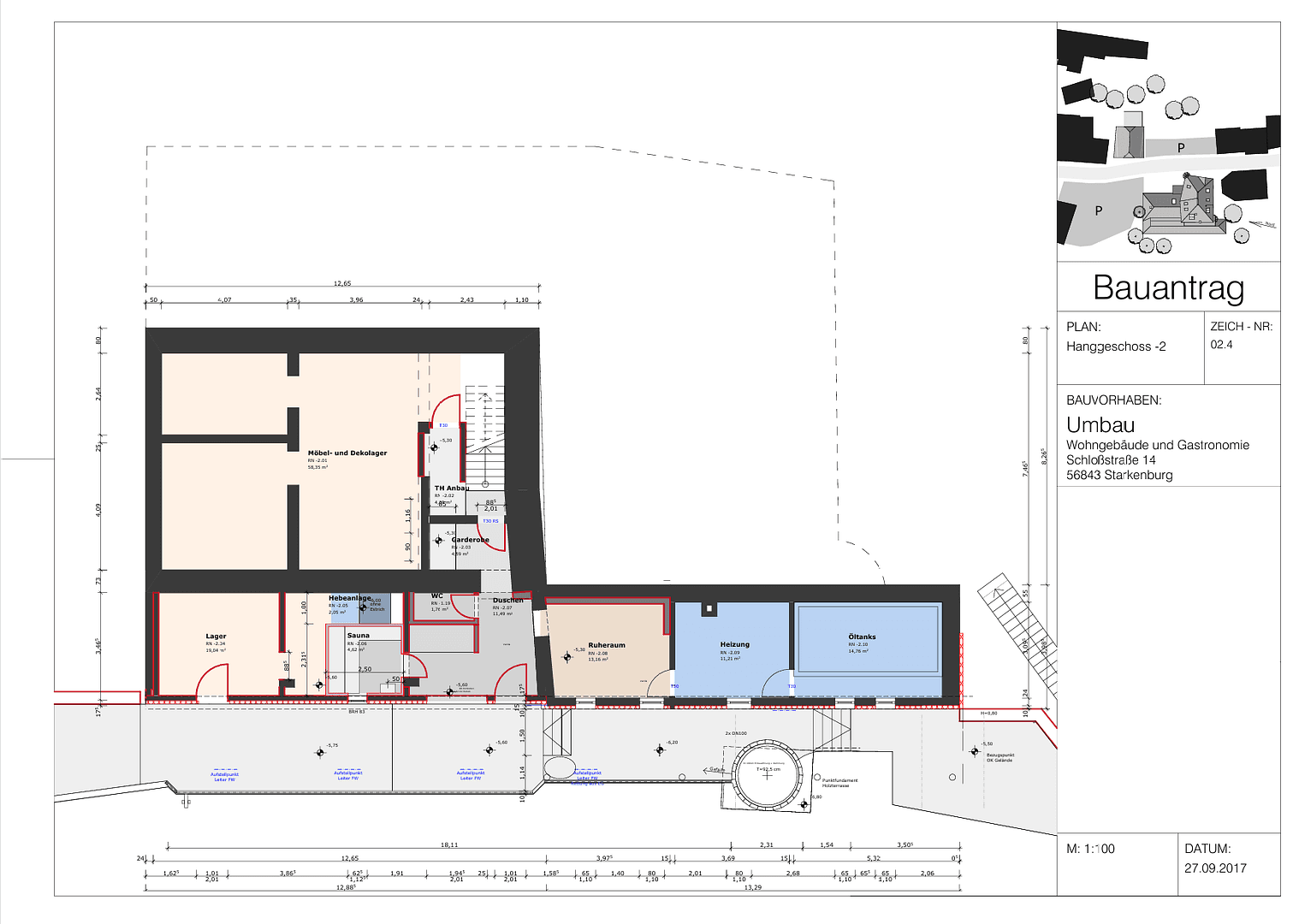 Prodej nebytového prostoru 8.300 m², Schloßstr. 14, Starkenburg, Porýní-Falc Prodej nebytového prostoru 8.300 m², Schloßstr. 14, Starkenburg, Porýní-Falc