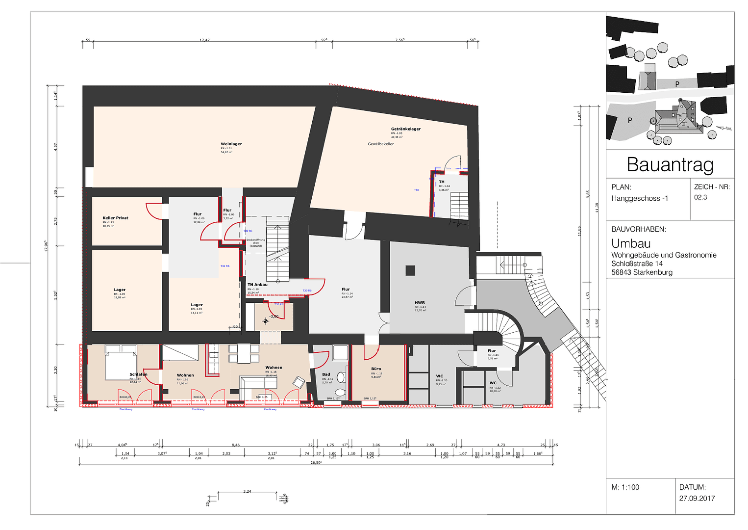 Prodej nebytového prostoru 8.300 m², Schloßstr. 14, Starkenburg, Porýní-Falc Prodej nebytového prostoru 8.300 m², Schloßstr. 14, Starkenburg, Porýní-Falc