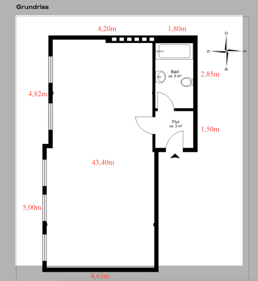 Prodej bytu 1+1 54 m², Werderstraße 58, Hamburg, Hamburg Prodej bytu 1+1 54 m², Werderstraße 58, Hamburg, Hamburg