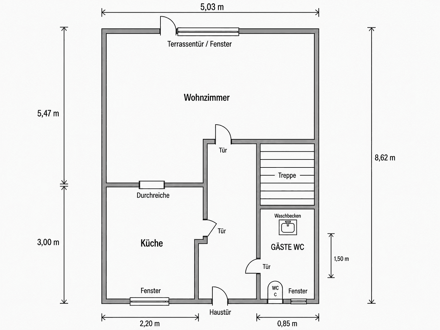 Prodej domu 90 m², pozemek 238 m², Norderstedt, Šlesvicko-Holštýnsko Prodej domu 90 m², pozemek 238 m², Norderstedt, Šlesvicko-Holštýnsko