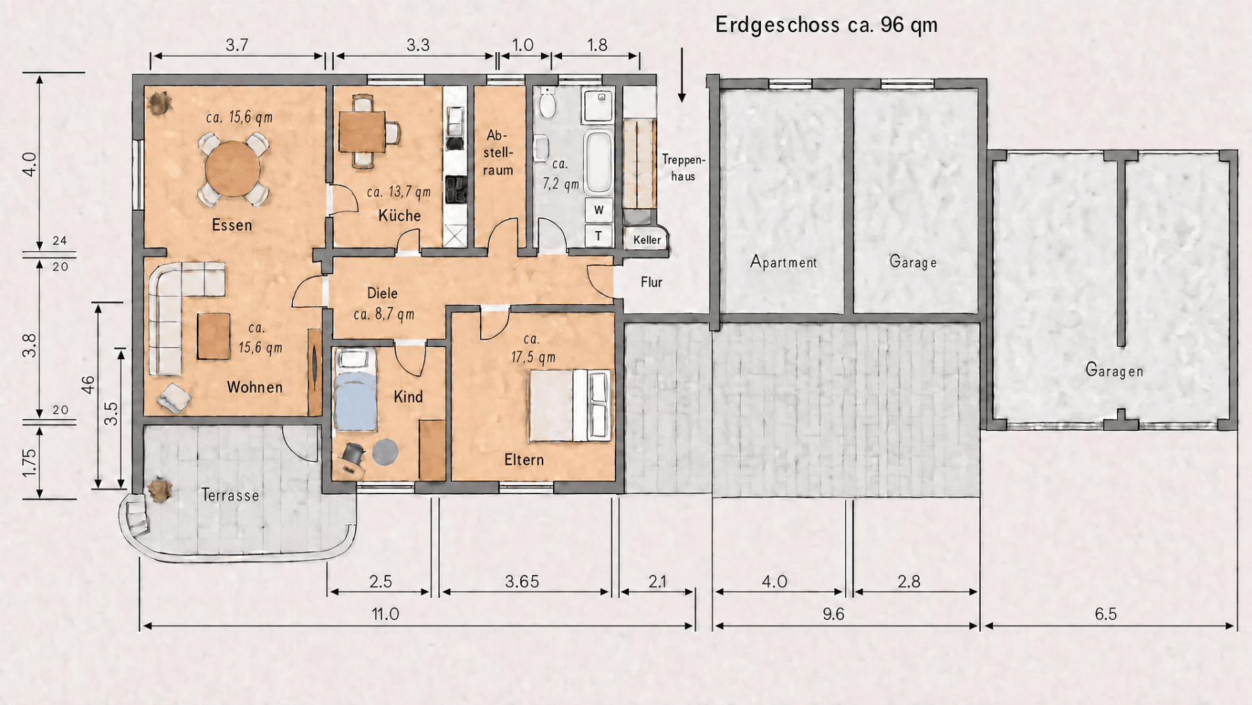 Prodej domu 231 m², pozemek 1.750 m², Bünde, Severní Porýní-Vestfálsko Prodej domu 231 m², pozemek 1.750 m², Bünde, Severní Porýní-Vestfálsko