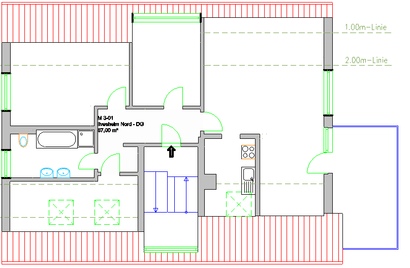 Pronájem bytu 3+kk 87 m², Ilvesheim, Bádensko-Württembersko Pronájem bytu 3+kk 87 m², Ilvesheim, Bádensko-Württembersko