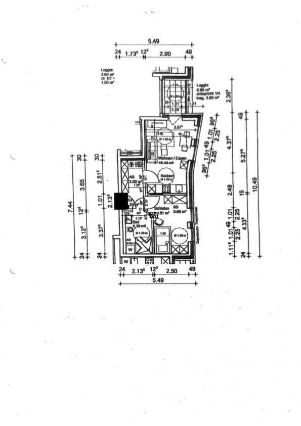 Prodej bytu 2+1 43 m², Erkrather Straße 147, Düsseldorf, Severní Porýní-Vestfálsko Prodej bytu 2+1 43 m², Erkrather Straße 147, Düsseldorf, Severní Porýní-Vestfálsko