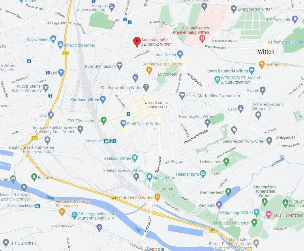 Pronájem bytu 2+kk 70 m², Witten, Severní Porýní-Vestfálsko Pronájem bytu 2+kk 70 m², Witten, Severní Porýní-Vestfálsko