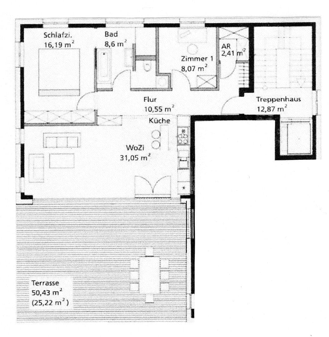 Pronájem bytu 3+1 102 m², Kassel-Harleshausen, Hessen Pronájem bytu 3+1 102 m², Kassel-Harleshausen, Hessen