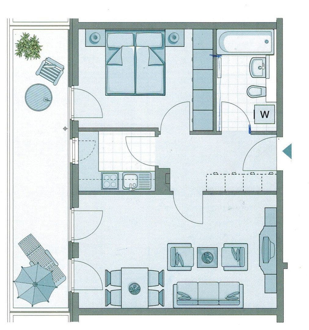 Pronájem bytu 2+1 54 m², Max-Friedlaender-Bogen 5, München, Bavorsko Pronájem bytu 2+1 54 m², Max-Friedlaender-Bogen 5, München, Bavorsko