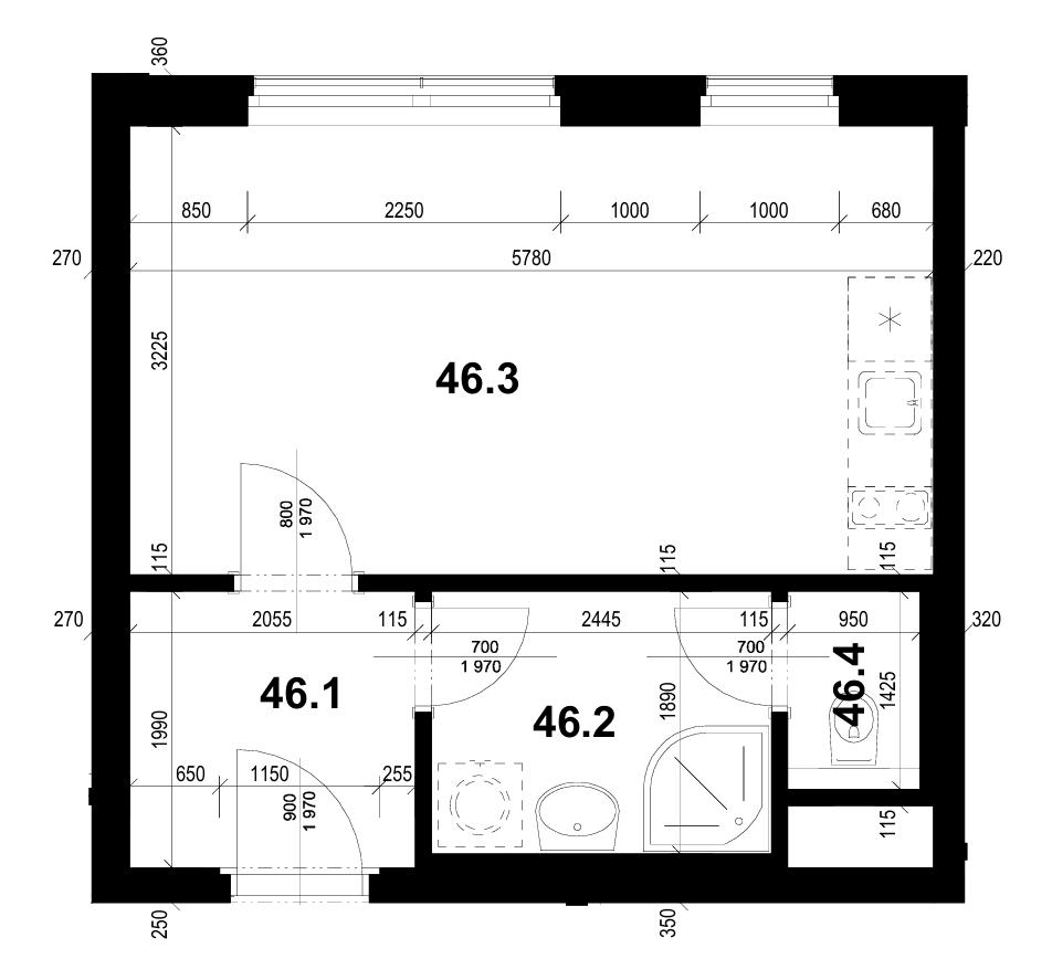 Prodej bytu 1+kk 31 m², Prušánecká, Praha, Praha Prodej bytu 1+kk 31 m², Prušánecká, Praha, Praha