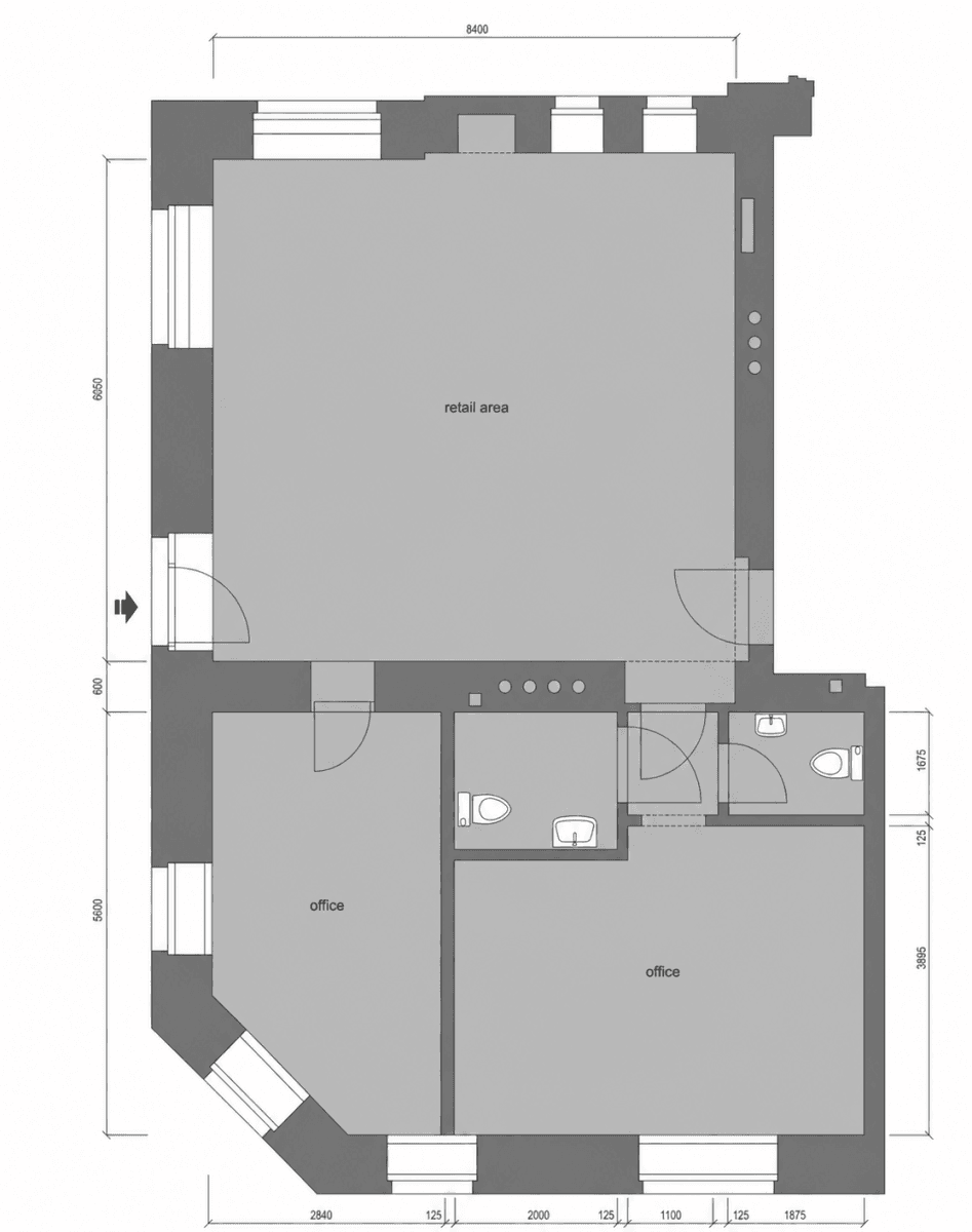 Pronájem nebytového prostoru 77 m², Zenklova, Praha, Praha Pronájem nebytového prostoru 77 m², Zenklova, Praha, Praha