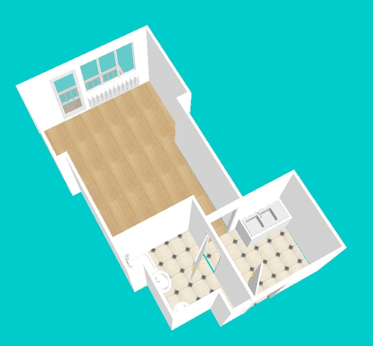 Pronájem bytu 1+kk 24 m², Jerevanská, Praha, Praha Pronájem bytu 1+kk 24 m², Jerevanská, Praha, Praha
