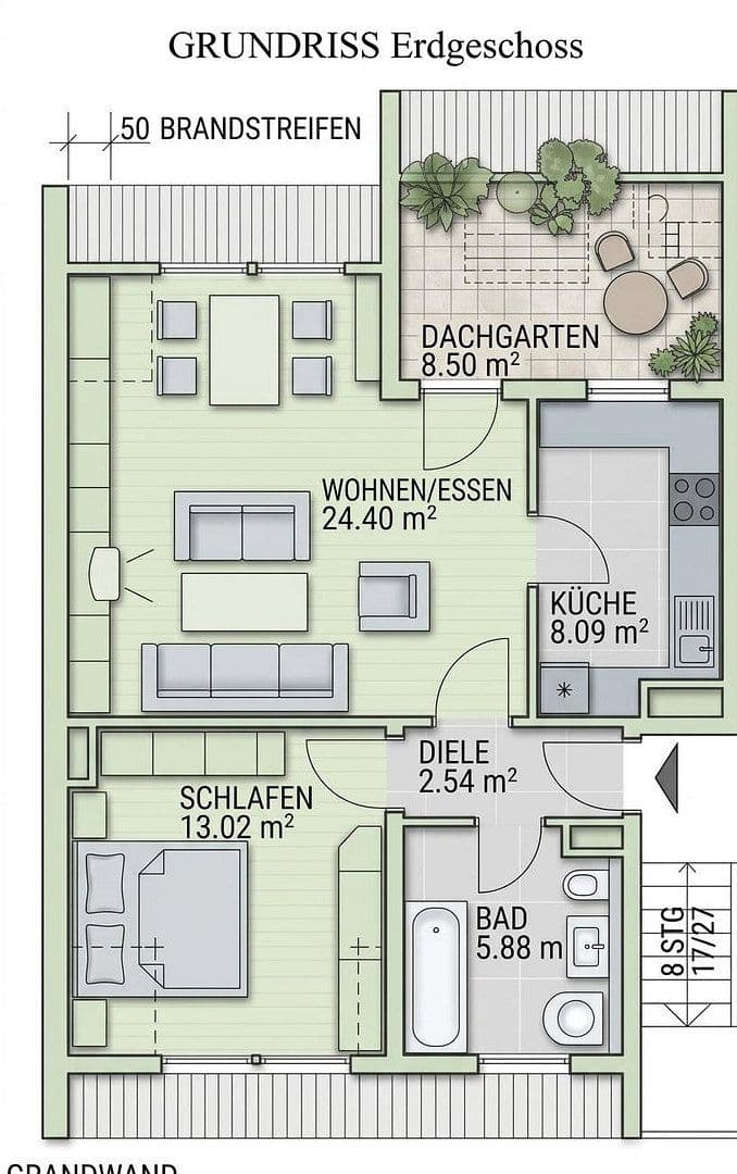 Pronájem bytu 2+kk 57 m², Karlstraße 12, Fürth, Bavorsko Pronájem bytu 2+kk 57 m², Karlstraße 12, Fürth, Bavorsko