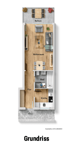 Pronájem bytu 1+1 37 m², Erkrath, Severní Porýní-Vestfálsko Pronájem bytu 1+1 37 m², Erkrath, Severní Porýní-Vestfálsko