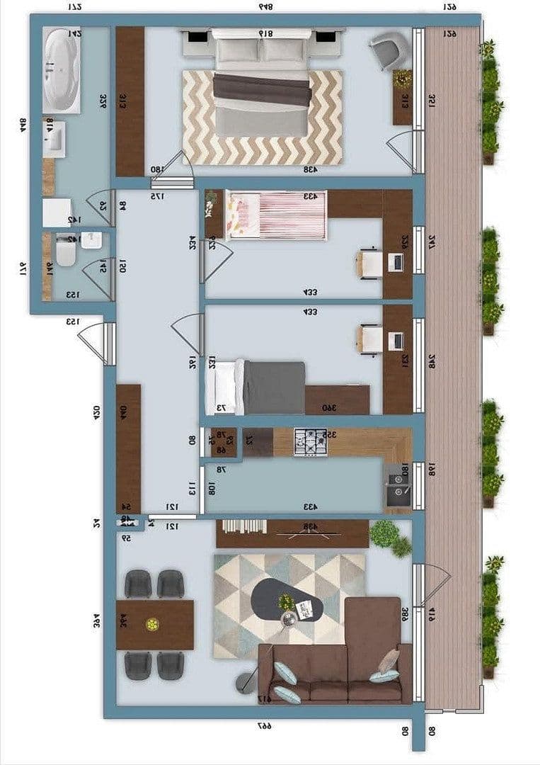 Prodej bytu 4+kk 85 m², Duisburg, Severní Porýní-Vestfálsko Prodej bytu 4+kk 85 m², Duisburg, Severní Porýní-Vestfálsko