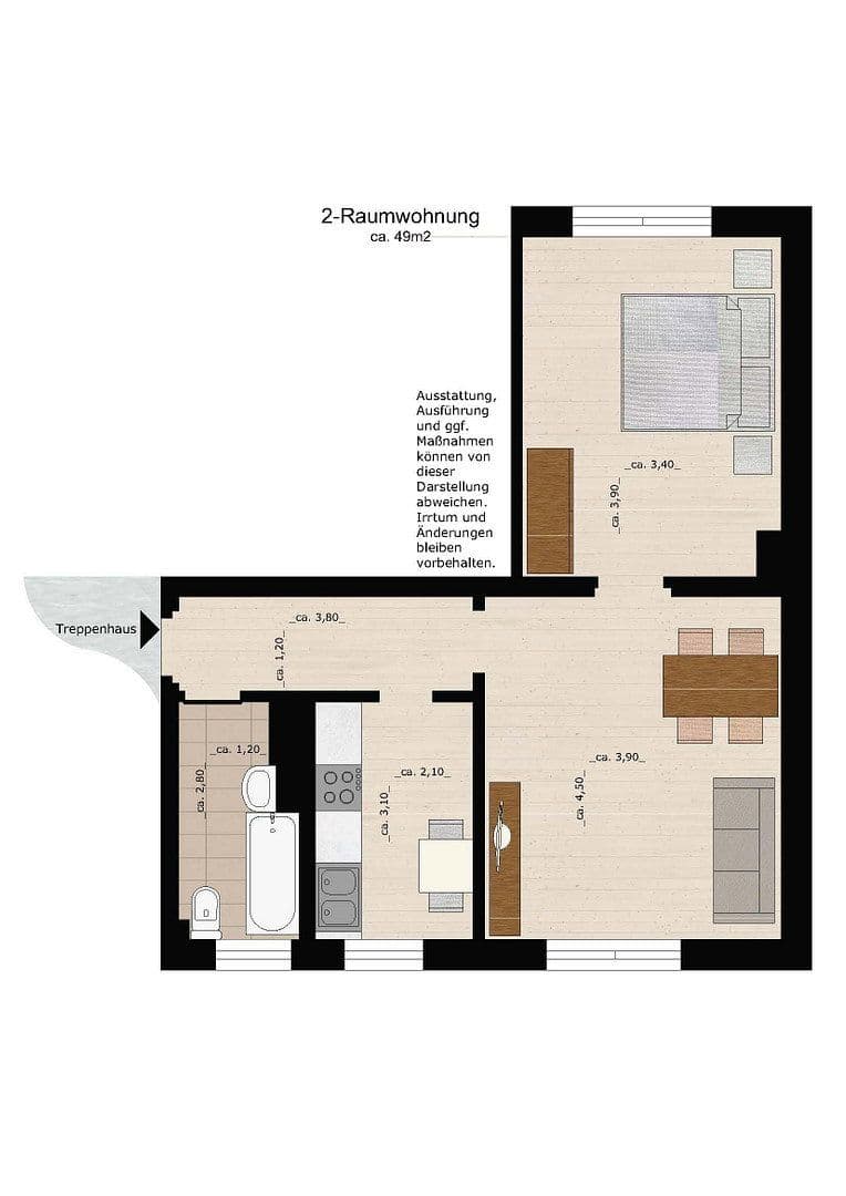 Pronájem bytu 2+1 49 m², Amalienstraße 132, Dessau-Roßlau, Sasko-Anhaltsko Pronájem bytu 2+1 49 m², Amalienstraße 132, Dessau-Roßlau, Sasko-Anhaltsko