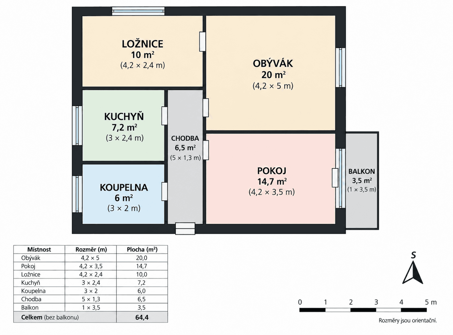 Prodej bytu 3+1 65 m², Okružní, Mimoň, Liberecký kraj Prodej bytu 3+1 65 m², Okružní, Mimoň, Liberecký kraj