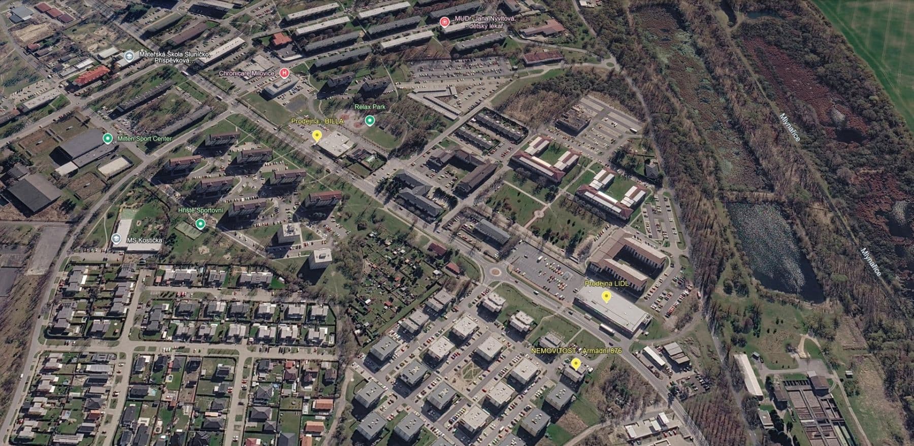 Pronájem bytu 2+kk 53 m², Armádní, Milovice, Středočeský kraj Pronájem bytu 2+kk 53 m², Armádní, Milovice, Středočeský kraj