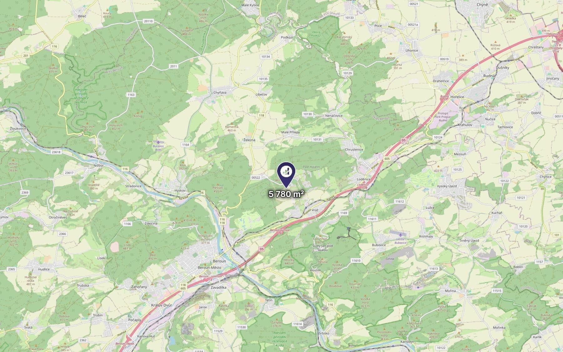 Prodej pozemku 3.853 m², Vráž, Středočeský kraj Prodej pozemku 3.853 m², Vráž, Středočeský kraj