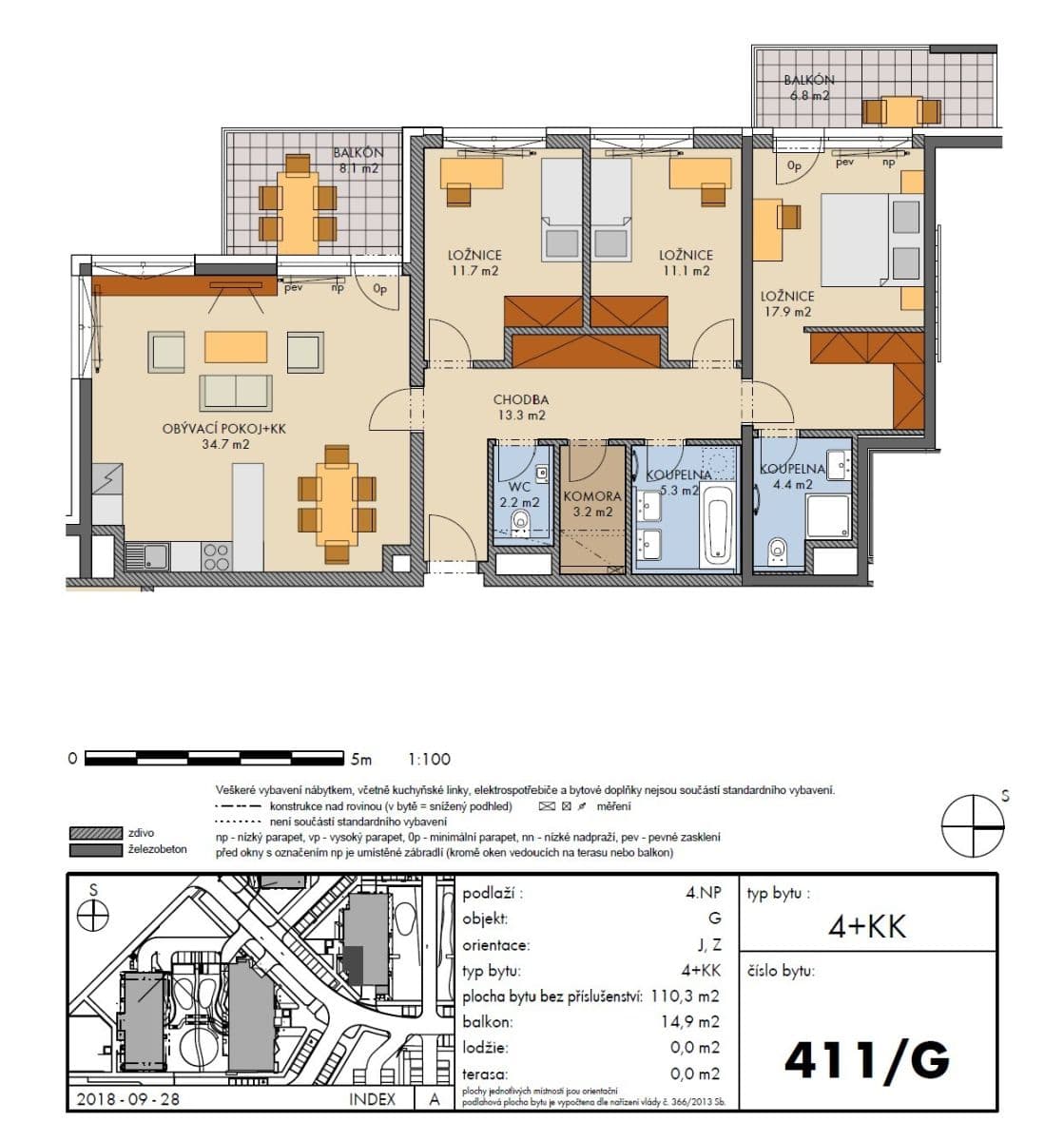 Pronájem bytu 4+kk 110 m², Hugo Haase, Praha, Praha Pronájem bytu 4+kk 110 m², Hugo Haase, Praha, Praha
