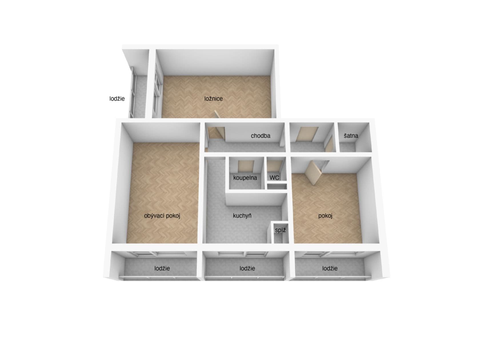 Prodej bytu 3+1 70 m², Vrchlického, Kladno, Středočeský kraj Prodej bytu 3+1 70 m², Vrchlického, Kladno, Středočeský kraj
