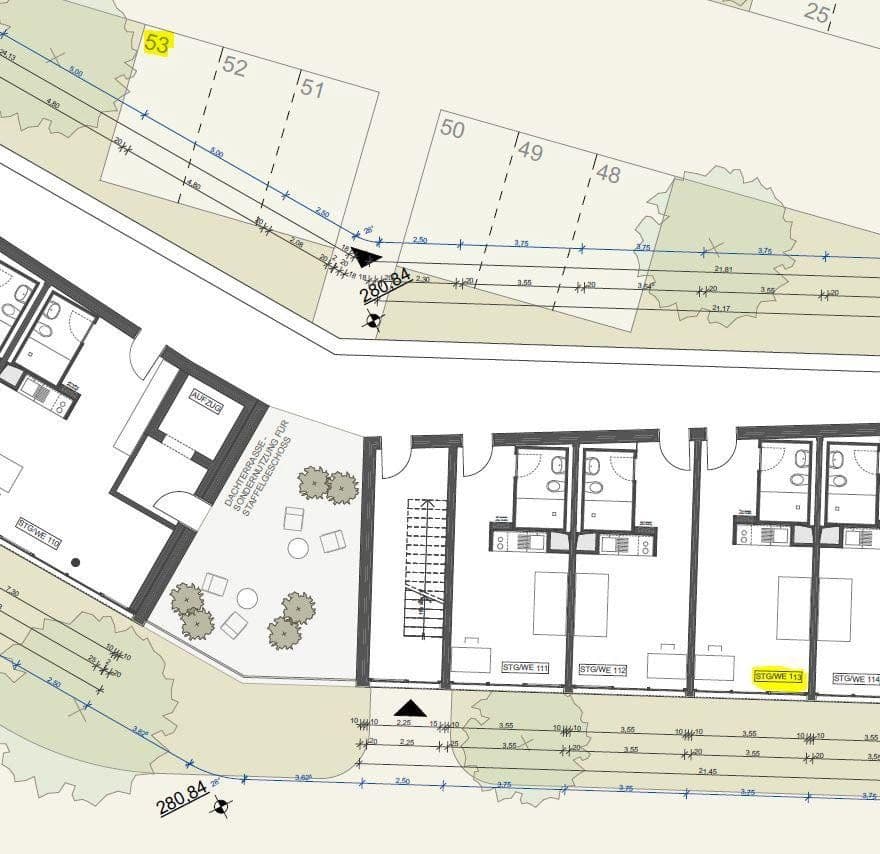 Pronájem bytu 1+1 26 m², Augustinusstrasse 15, Trier, Porýní-Falc Pronájem bytu 1+1 26 m², Augustinusstrasse 15, Trier, Porýní-Falc