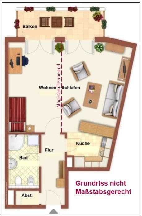 Prodej bytu 2+1 51 m², Hamburg, Hamburg Prodej bytu 2+1 51 m², Hamburg, Hamburg