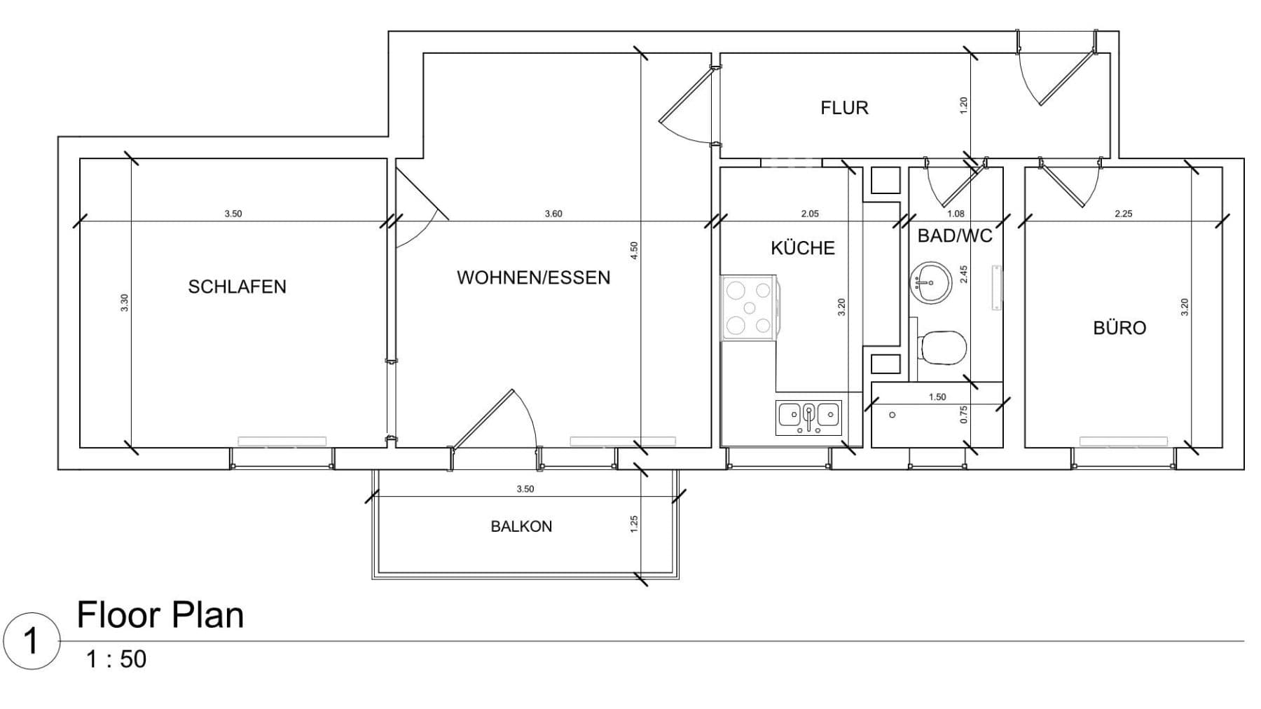 Pronájem bytu 3+1 55 m², Burgstr. 51, Stuttgart, Bádensko-Württembersko Pronájem bytu 3+1 55 m², Burgstr. 51, Stuttgart, Bádensko-Württembersko