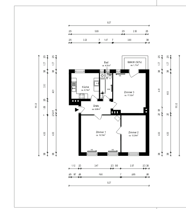 Prodej bytu 3+1 75 m², Berlin, Berlín Prodej bytu 3+1 75 m², Berlin, Berlín