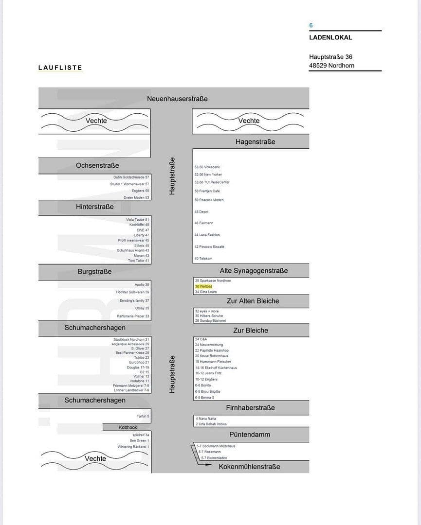 Pronájem nebytového prostoru 208 m², Hauptstraße 36, Nordhorn, Dolní Sasko Pronájem nebytového prostoru 208 m², Hauptstraße 36, Nordhorn, Dolní Sasko