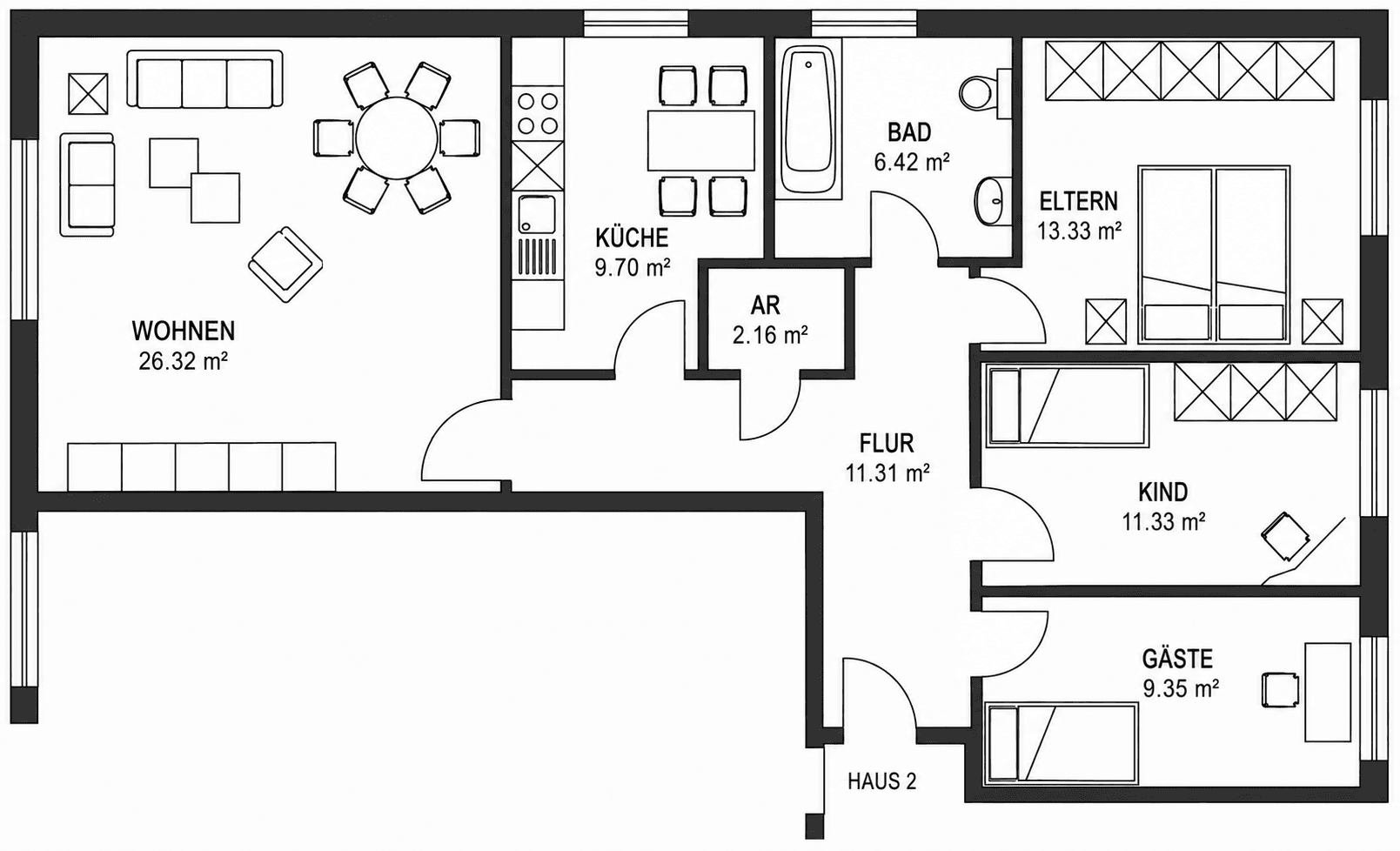 Prodej bytu 4+1 96 m², Stuhr, Dolní Sasko Prodej bytu 4+1 96 m², Stuhr, Dolní Sasko