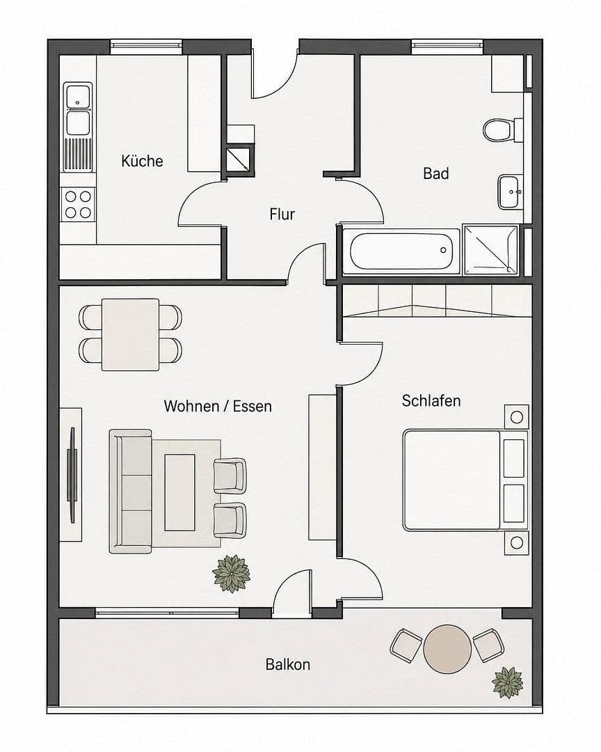 Prodej bytu 2+1 63 m², Wiesbaden, Hessen Prodej bytu 2+1 63 m², Wiesbaden, Hessen