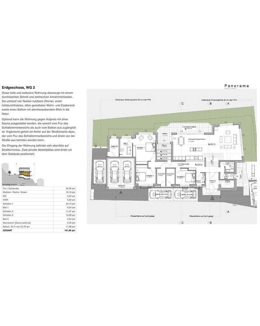 Prodej bytu 4+1 192 m², AM Steinacker 22, Gorxheimertal, Hessen Prodej bytu 4+1 192 m², AM Steinacker 22, Gorxheimertal, Hessen