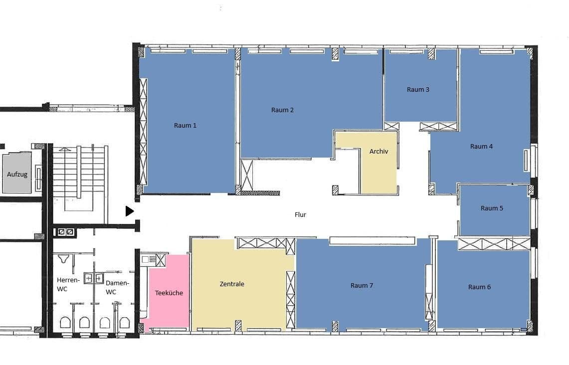 Pronájem kanceláře 314 m², Grusonstraße 55, Hamburg, Hamburg Pronájem kanceláře 314 m², Grusonstraße 55, Hamburg, Hamburg