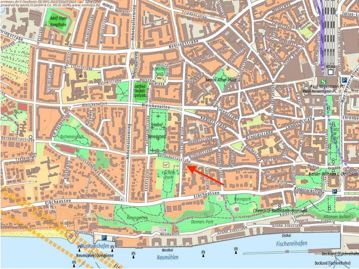 Prodej bytu 6+kk 185 m², Fischers Allee 24, Hamburg, Hamburg Prodej bytu 6+kk 185 m², Fischers Allee 24, Hamburg, Hamburg