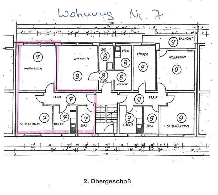 Pronájem bytu 2+1 52 m², Mammutring, Salzgitter, Dolní Sasko Pronájem bytu 2+1 52 m², Mammutring, Salzgitter, Dolní Sasko