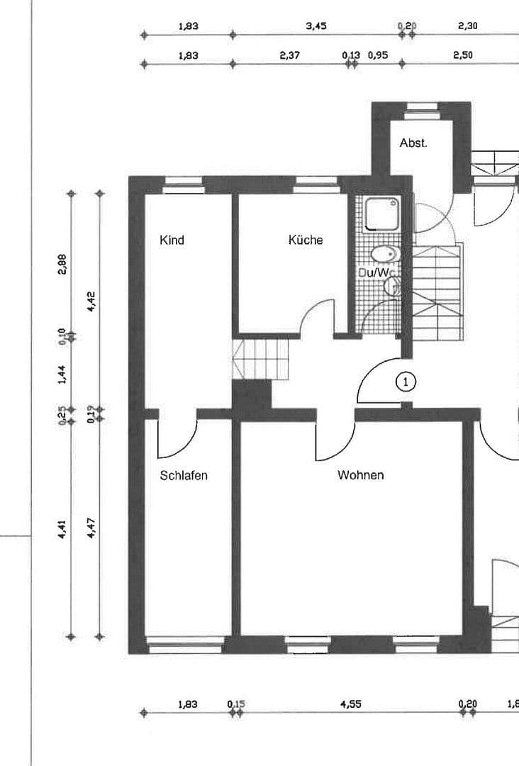 Pronájem bytu 2+1 49 m², Schwarzbach 82, Wuppertal, Severní Porýní-Vestfálsko Pronájem bytu 2+1 49 m², Schwarzbach 82, Wuppertal, Severní Porýní-Vestfálsko