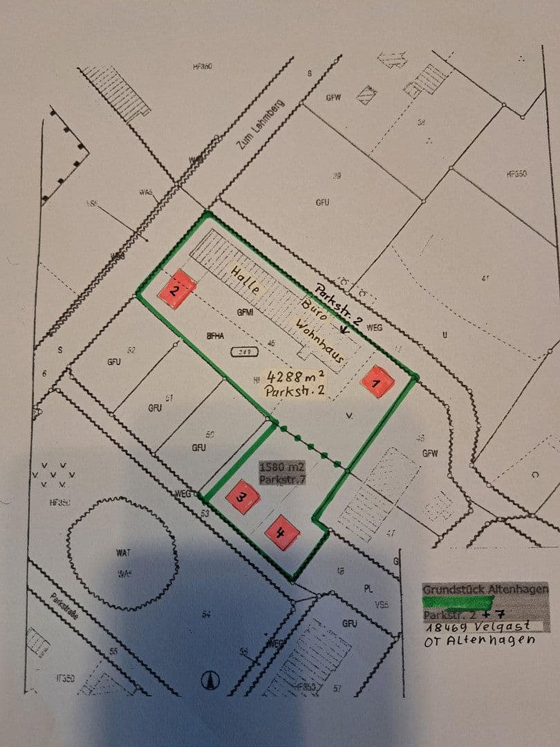 Prodej pozemku 1.220 m², Parkstraße 7, Velgast, Mecklenburg-Vorpommern Prodej pozemku 1.220 m², Parkstraße 7, Velgast, Mecklenburg-Vorpommern