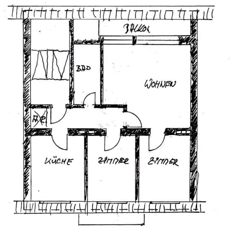 Pronájem bytu 3+1 82 m², Borkhofer Str. 33a, Duisburg, Severní Porýní-Vestfálsko Pronájem bytu 3+1 82 m², Borkhofer Str. 33a, Duisburg, Severní Porýní-Vestfálsko