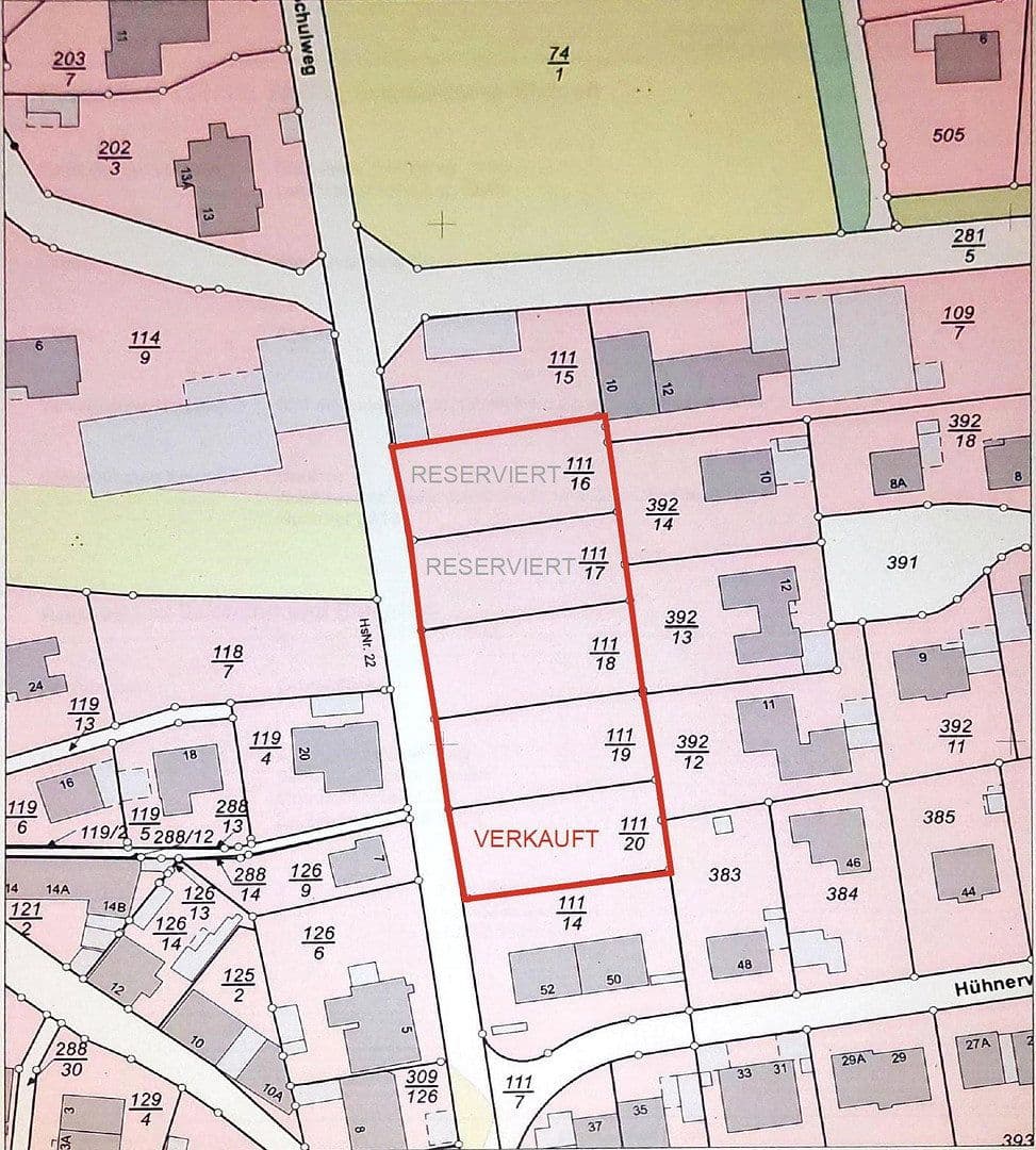 Prodej pozemku 650 m², Am Schulweg, Ehmen, Dolní Sasko Prodej pozemku 650 m², Am Schulweg, Ehmen, Dolní Sasko