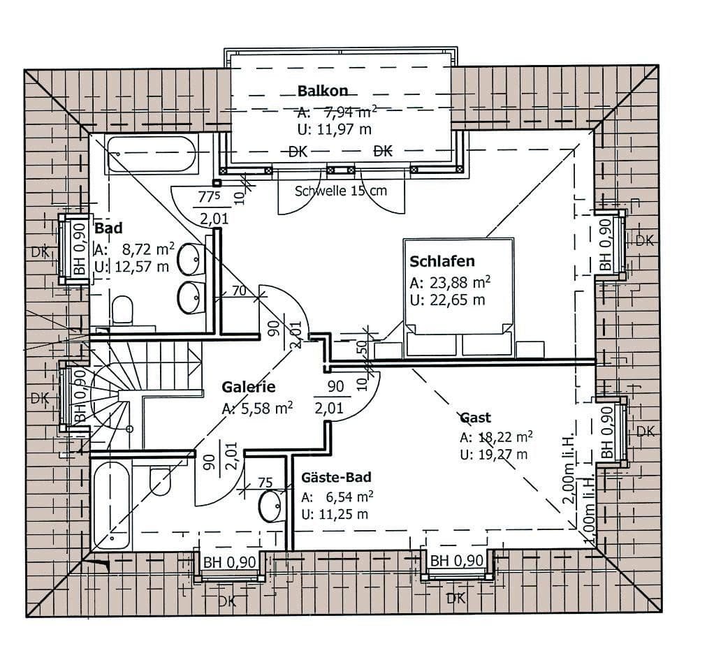 Prodej domu 143 m², pozemek 1.006 m², Michendorf, Braniborsko Prodej domu 143 m², pozemek 1.006 m², Michendorf, Braniborsko